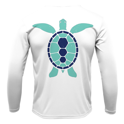 St. Pete Beach, FL Turtle Boy's Long Sleeve UPF 50+ Dry-Fit Shirt