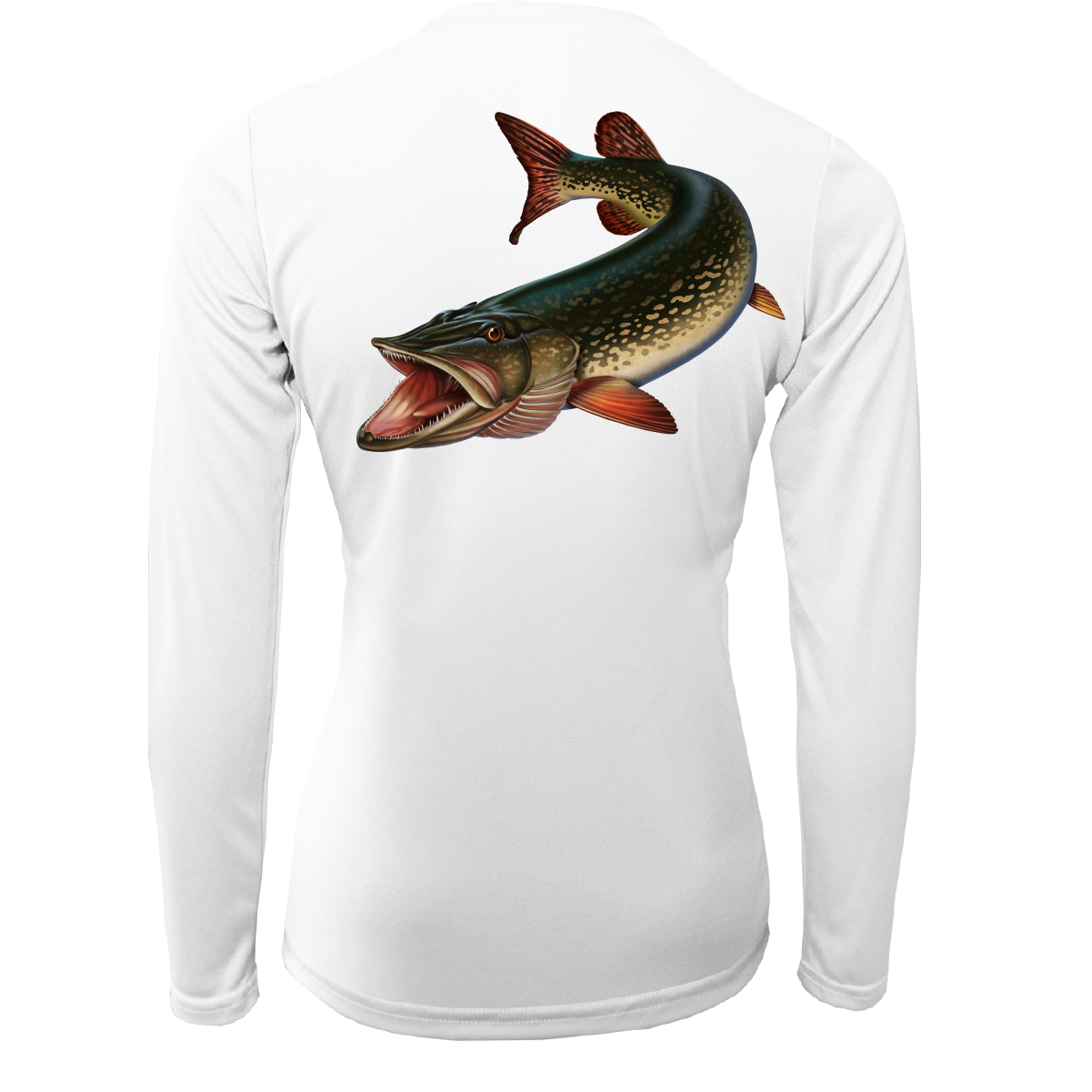 Saltwater Born Michigan Freshwater Born Pike Women's Long Sleeve UPF 50+ Dry-Fit Shirt