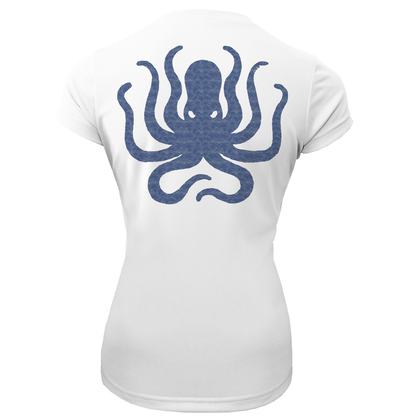 Saltwater Born Key West, FL Kraken Women's Short Sleeve UPF 50+ Dry-Fit Shirt