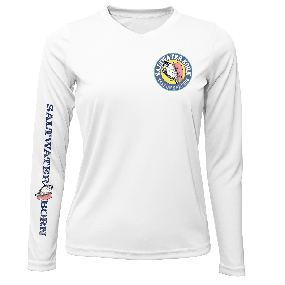 Saltwater Born Tarpon Springs, FL Kraken Women's Long Sleeve UPF 50+ Dry-Fit Shirt