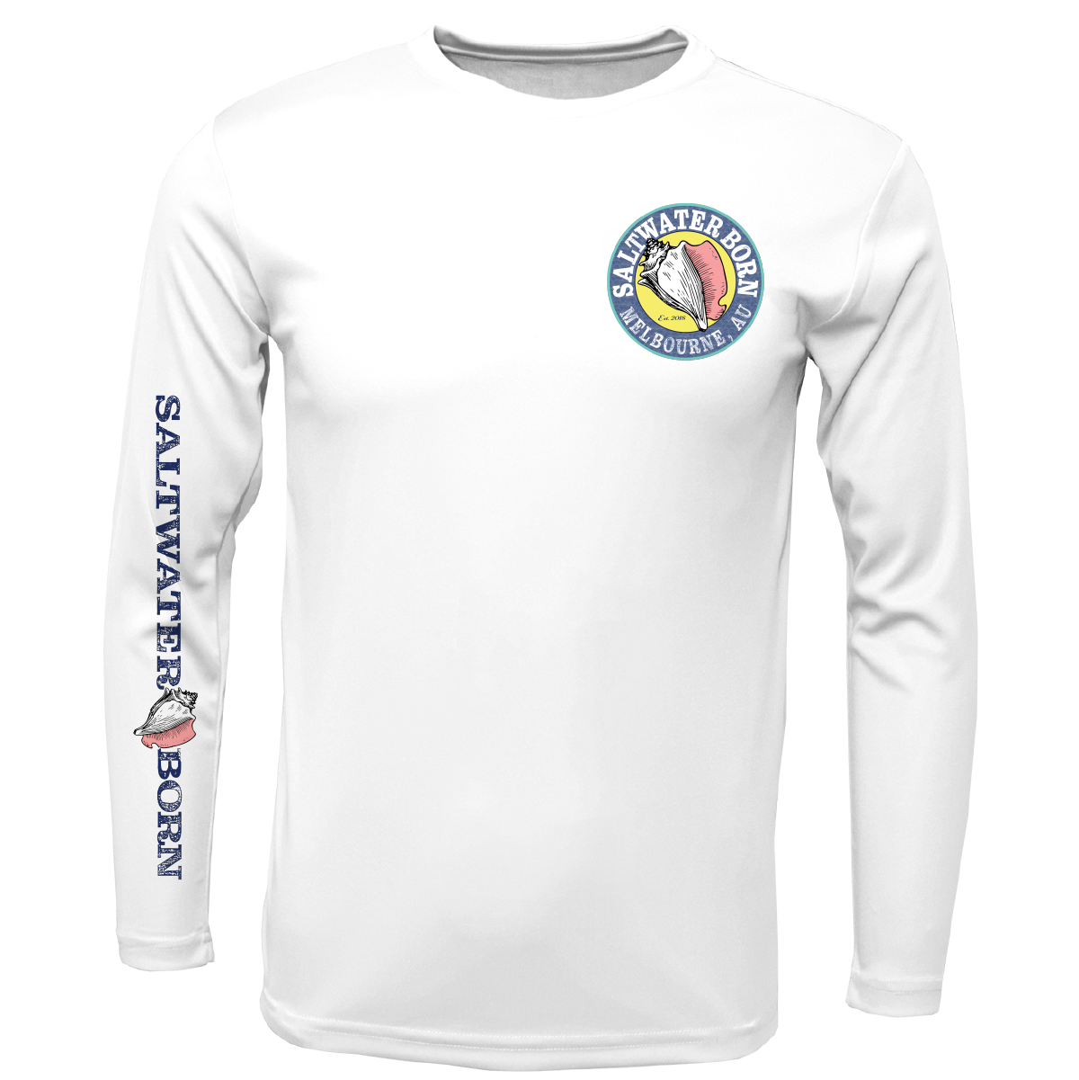 Saltwater Born Melbourne, Australia Kraken Long Sleeve UPF 50+ Dry-Fit Shirt