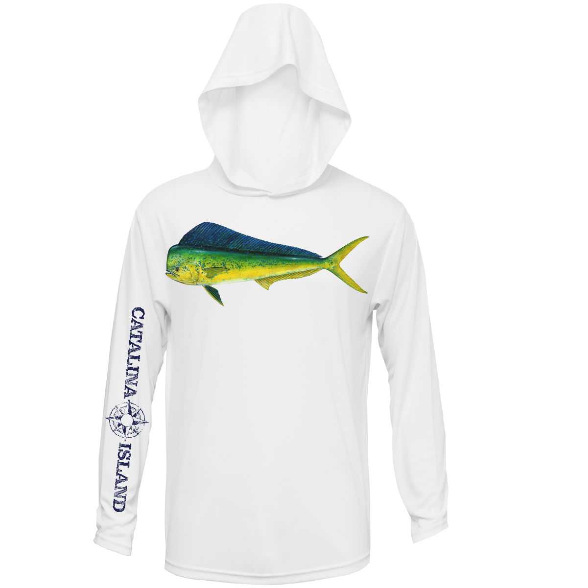 Saltwater Born Catalina Island, CA Dorado Long Sleeve UPF 50+ Dry-Fit Hoodie