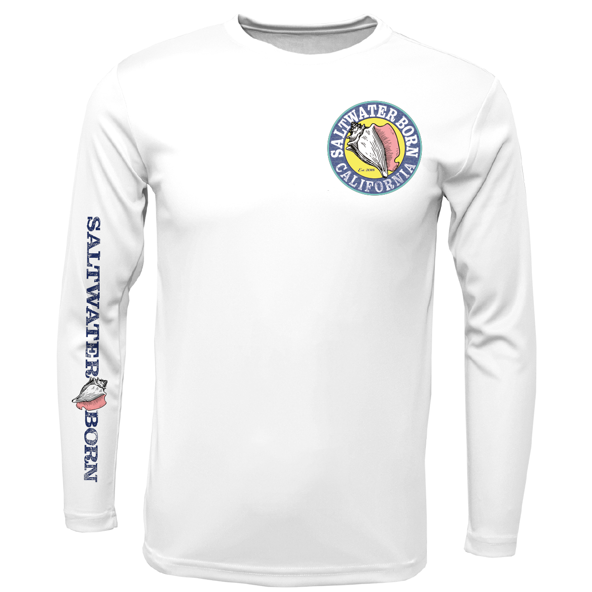 Saltwater Born California Kraken Long Sleeve UPF 50+ Dry-Fit Shirt