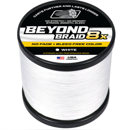 Beyond Braid - 8 Strand Braided Fishing Line Series - Super Sleek & Smooth Braided Fishing Line - High Performance Fishing Line For Saltwater & Freshwater