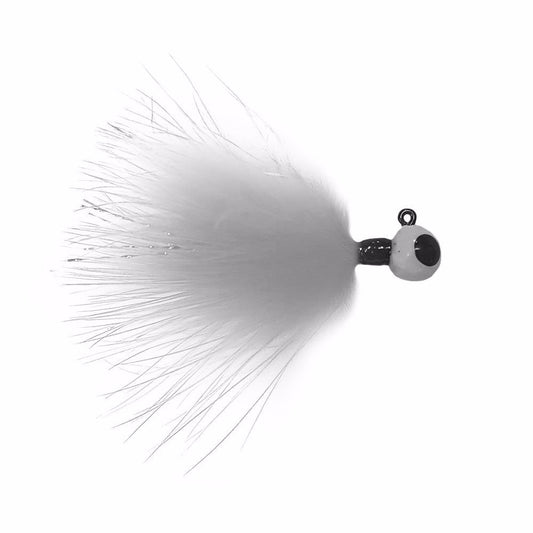 Kenders - White Marabou Tungsten Jig