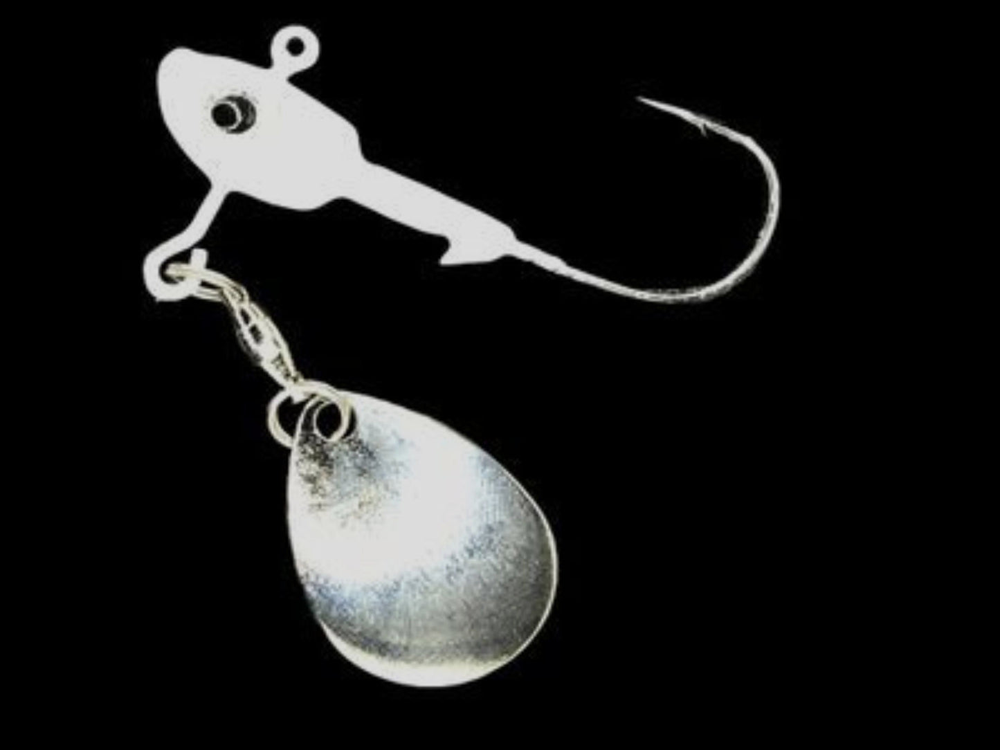 Just Lures Fishing Underspin - White