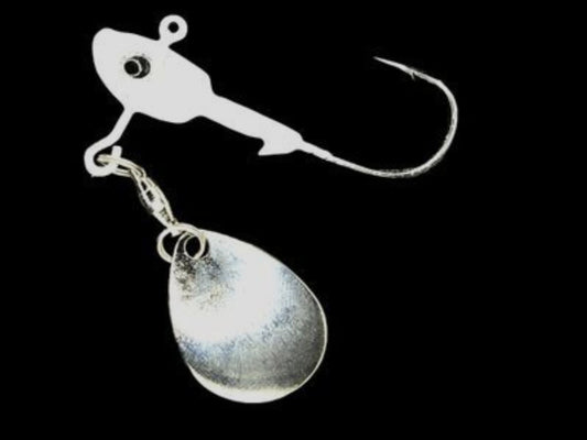 Just Lures Fishing Underspin - White