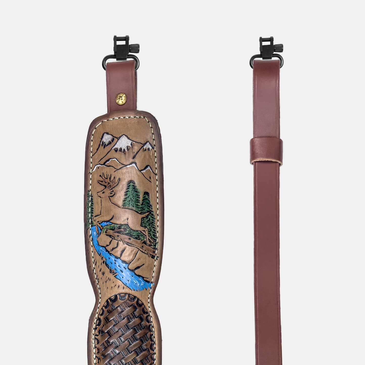 Hunter Trophy Custom Padded Rifle Sling - Creek Deer