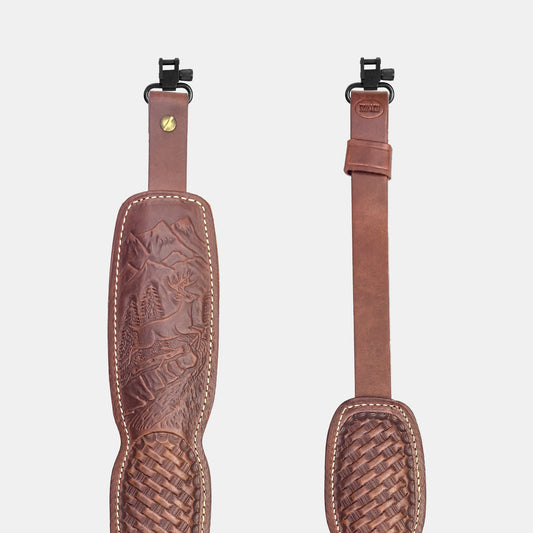 Hunter Embossed Padded Rifle Sling - Creek Deer