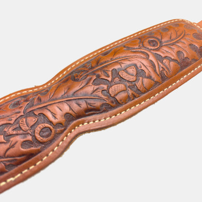 Hunter Embossed Padded Rifle Sling - Oak Leaf