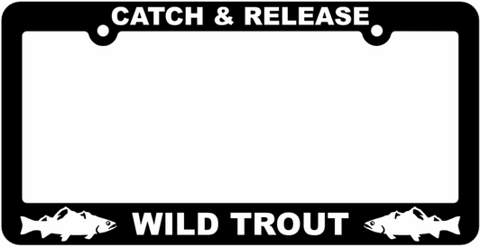 Stone Creek Fishing License Plate Frames