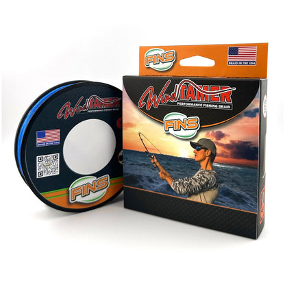 FINS Fishing Windtamer Fishing Braid 20-40lb.