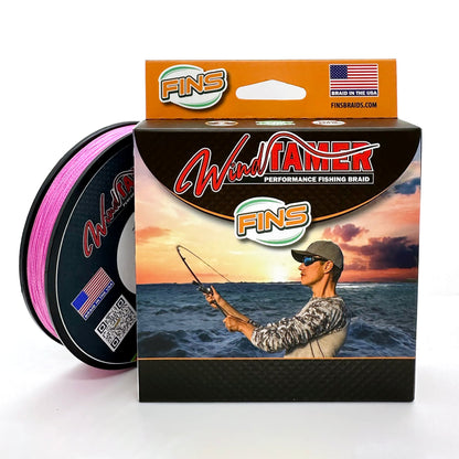 FINS Fishing Windtamer Fishing Braid 20-40lb.