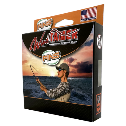 FINS Fishing Windtamer Fishing Braid 20-40lb.