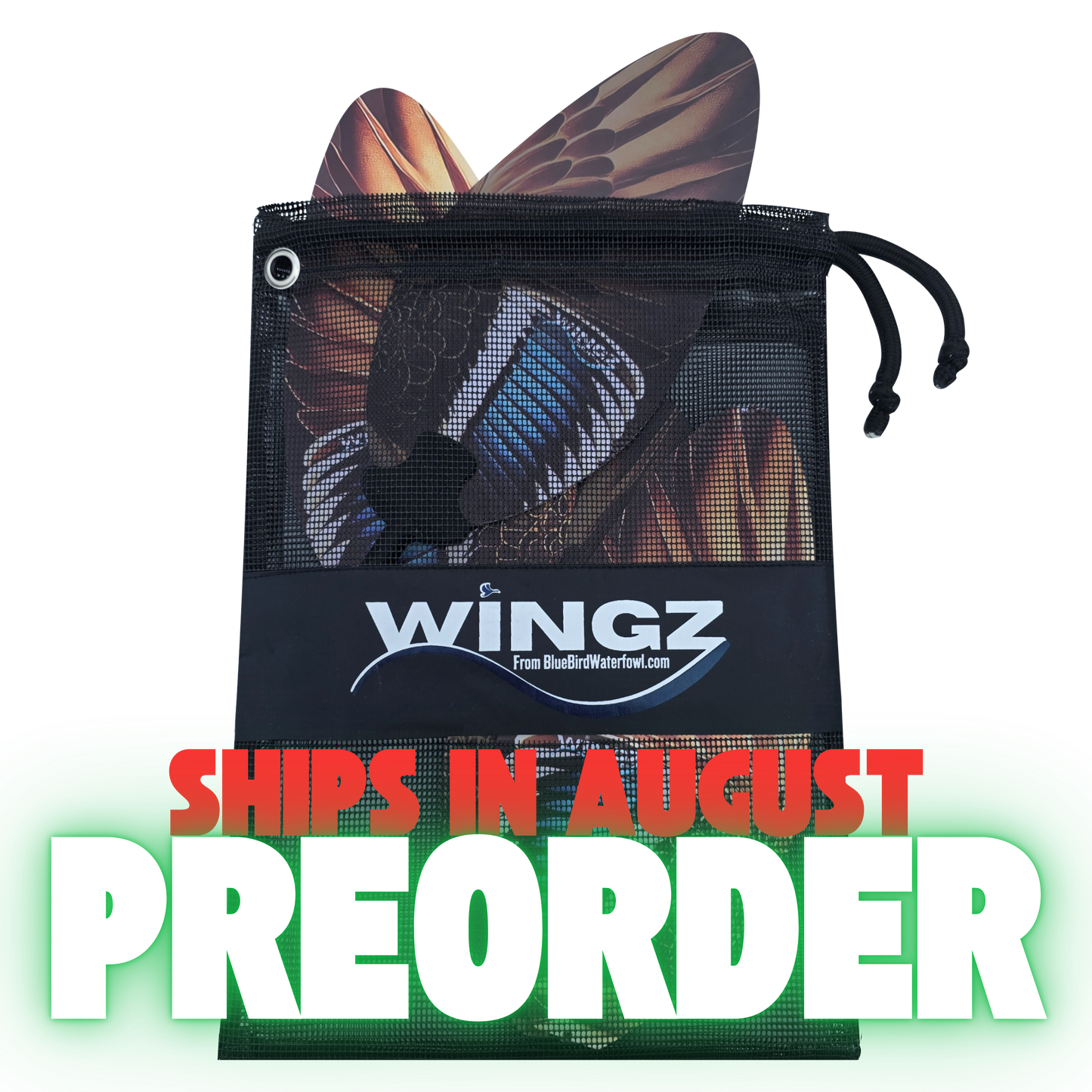 Blue Bird Waterfowl Floating Spinning Wing Drying Bag