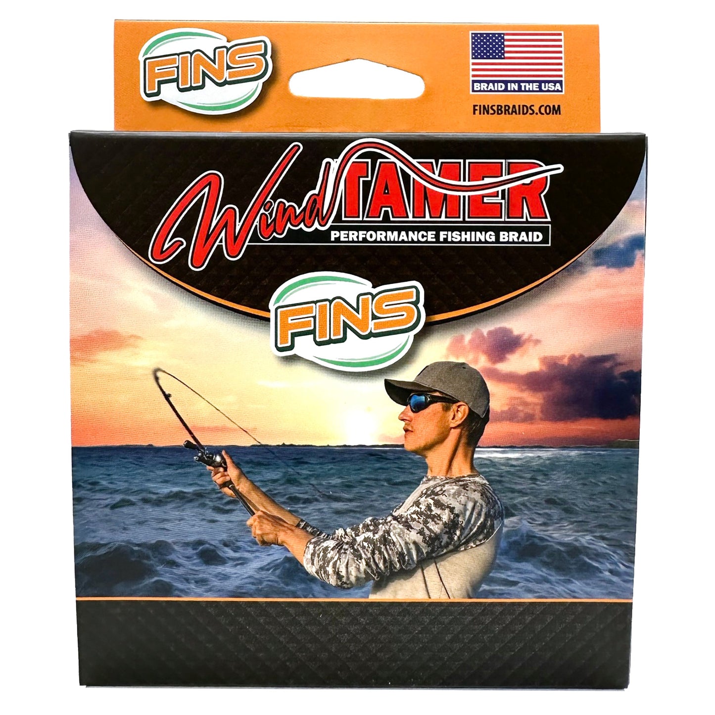 FINS Fishing Windtamer Fishing Braid 100-200lb.