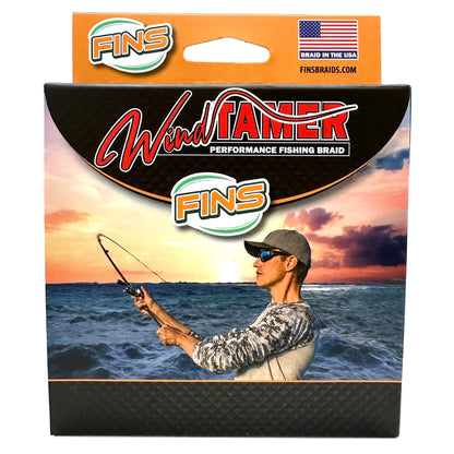 FINS Fishing Windtamer Fishing Braid 20-40lb.