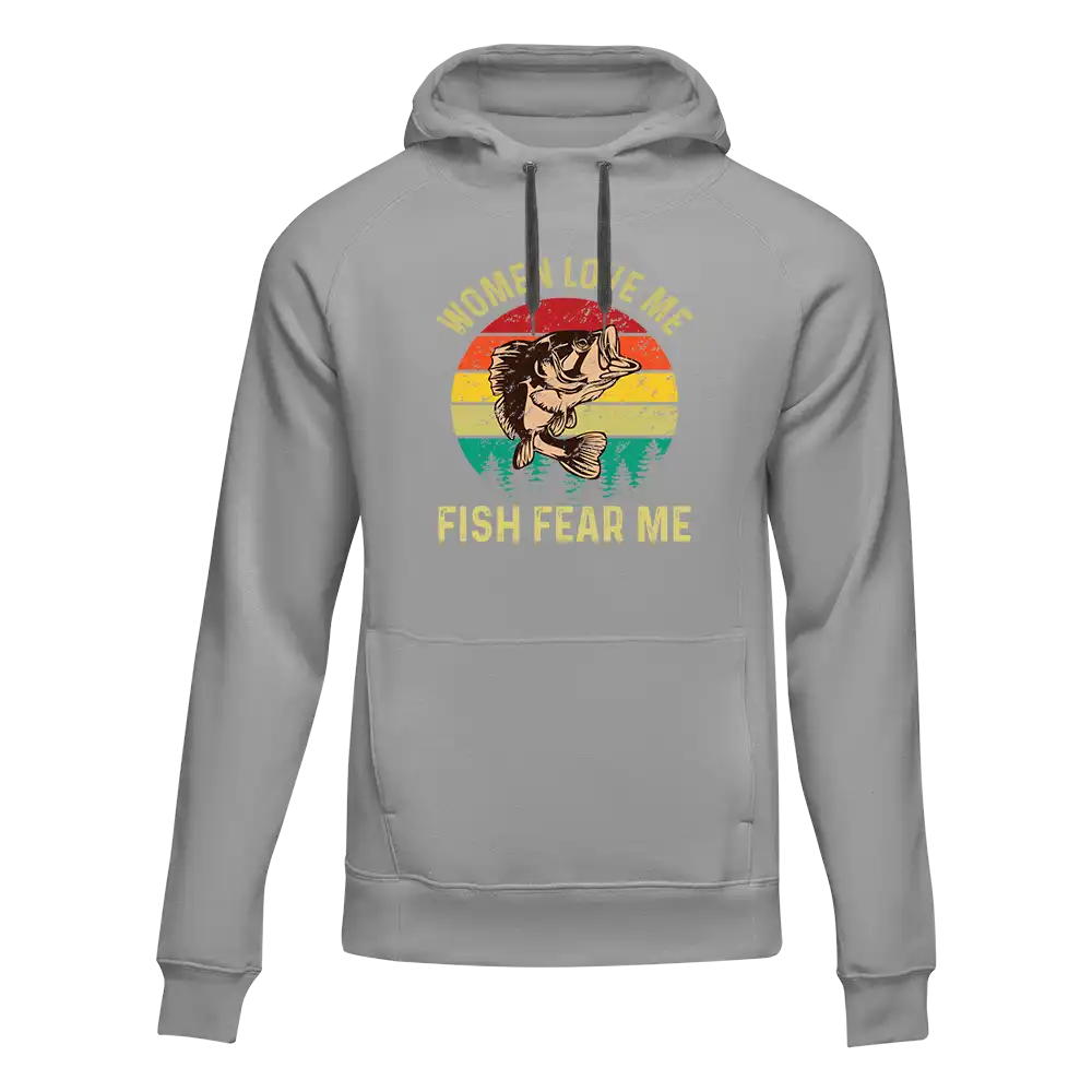 Outdoorzees Women Love Me Fish Hate Me Unisex Hoodie