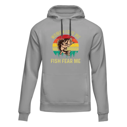 Outdoorzees Women Love Me Fish Hate Me Unisex Hoodie