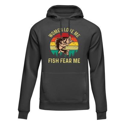 Outdoorzees Women Love Me Fish Hate Me Unisex Hoodie