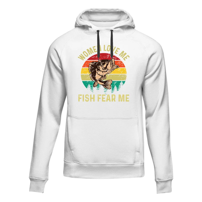 Outdoorzees Women Love Me Fish Hate Me Unisex Hoodie