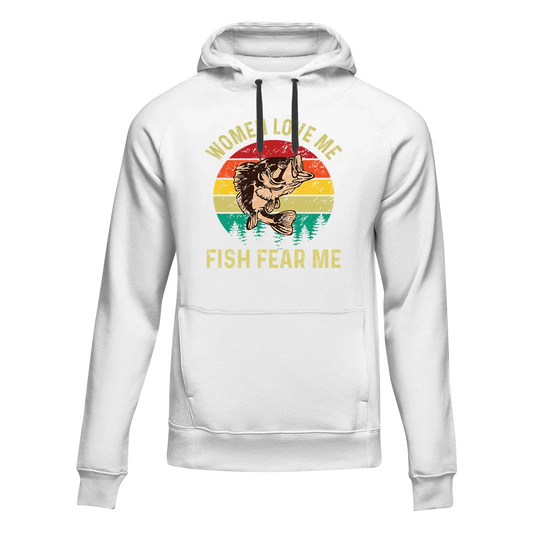 Outdoorzees Women Love Me Fish Hate Me Unisex Hoodie