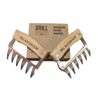 Grill Masters Club BBQ Super Bundle: Cutting Board, Meat Claws & Spatula