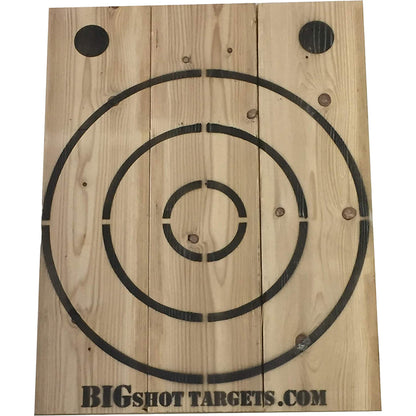BIGshot Archery Wooden Axe Throwing Target with Bottle Opener