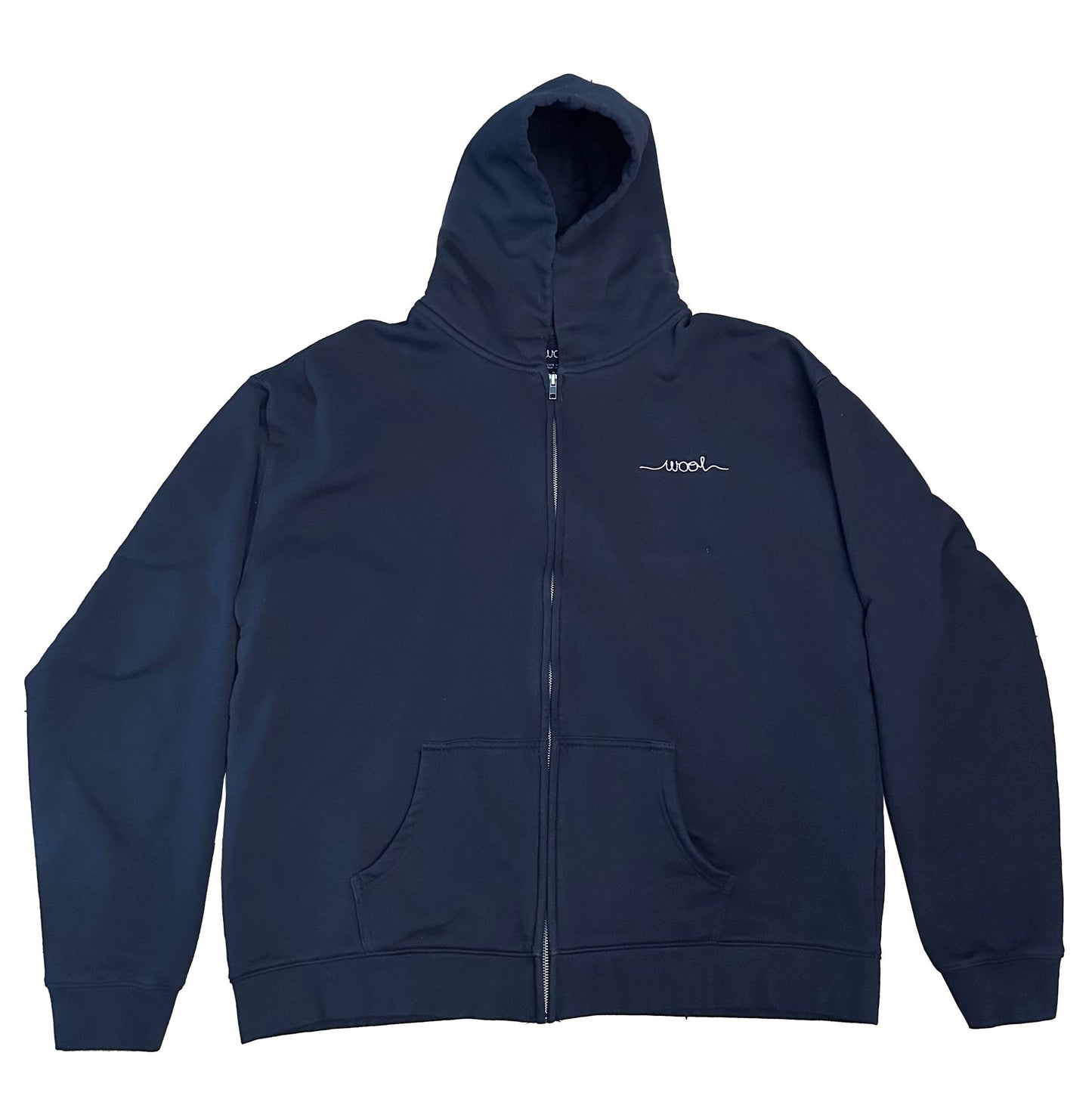 Wool Skateboards Softy Logo Heavyweight Zip Up Hoodie