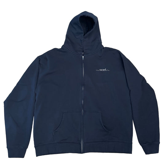 Wool Skateboards Softy Logo Heavyweight Zip Up Hoodie