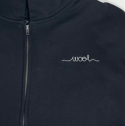 Wool Skateboards Softy Logo Heavyweight Zip Up Hoodie