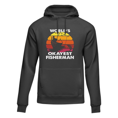 Outdoorzees World's Okayest Fisherman Unisex Hoodie