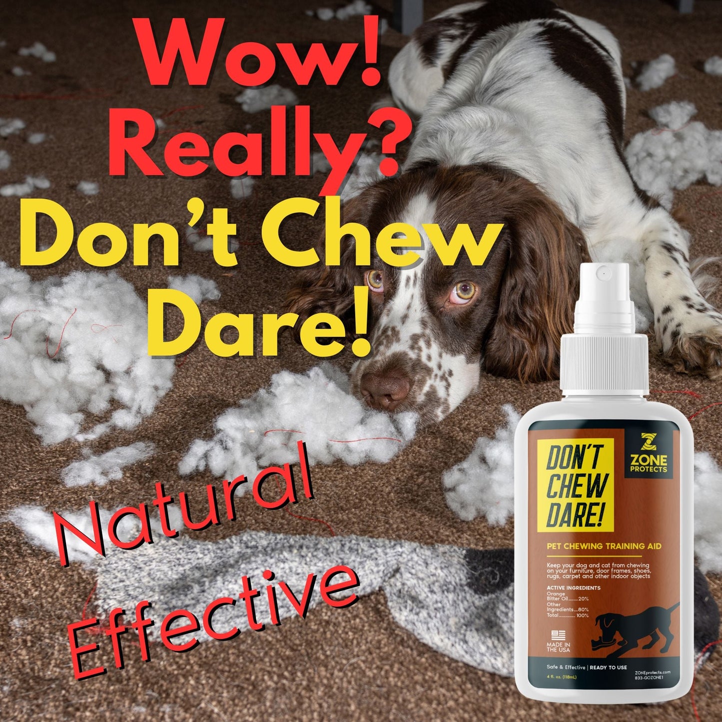 Zone Protects Chewing Prevention; Don't Chew Dare, Triple Pack