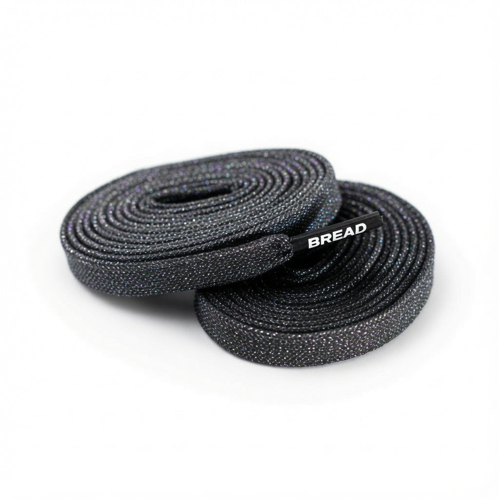 Bread Sparkly Flat Bread Laces