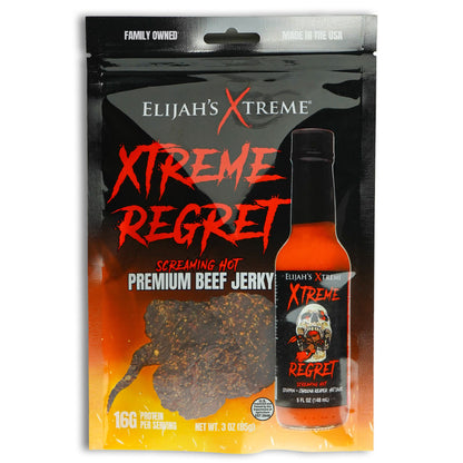 Elijah's Xtreme Regret Spicy Beef Jerky