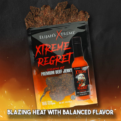 Elijah's Xtreme Regret Spicy Beef Jerky - 6 bags (1lb)