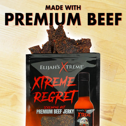 Elijah's Xtreme Regret Spicy Beef Jerky - 6 bags (1lb)