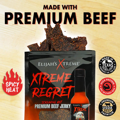Elijah's Xtreme Regret Spicy Beef Jerky