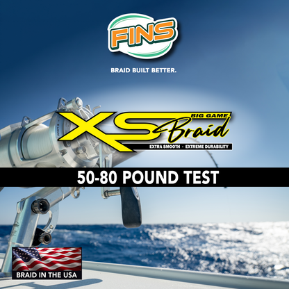 FINS Fishing XS Big Game Fishing Braid 40-80lb.