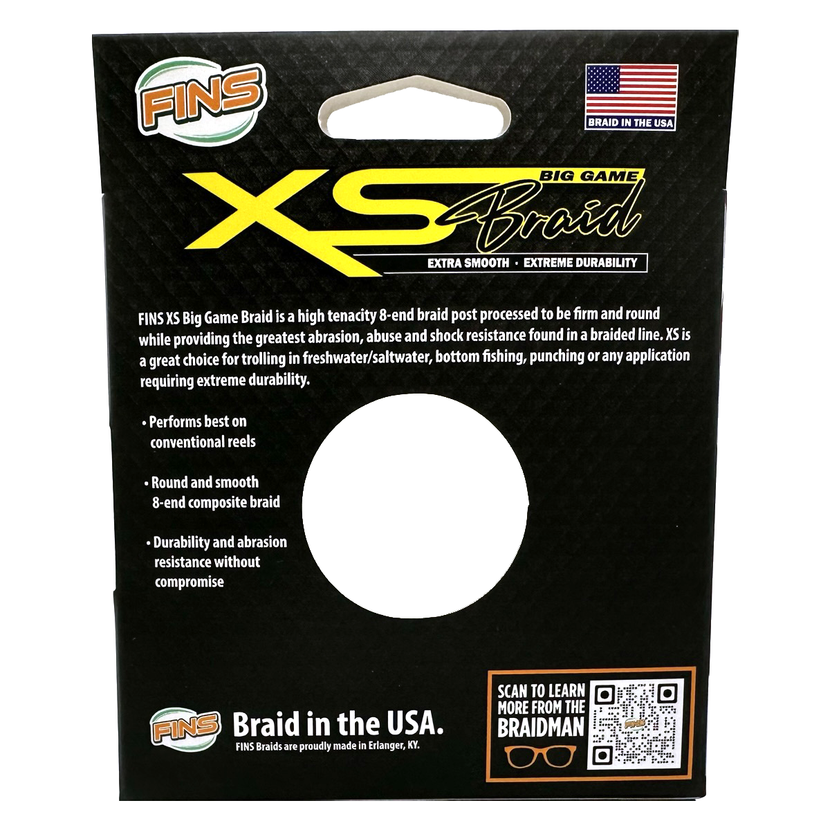 FINS Fishing XS Big Game Fishing Braid 10-30lb.