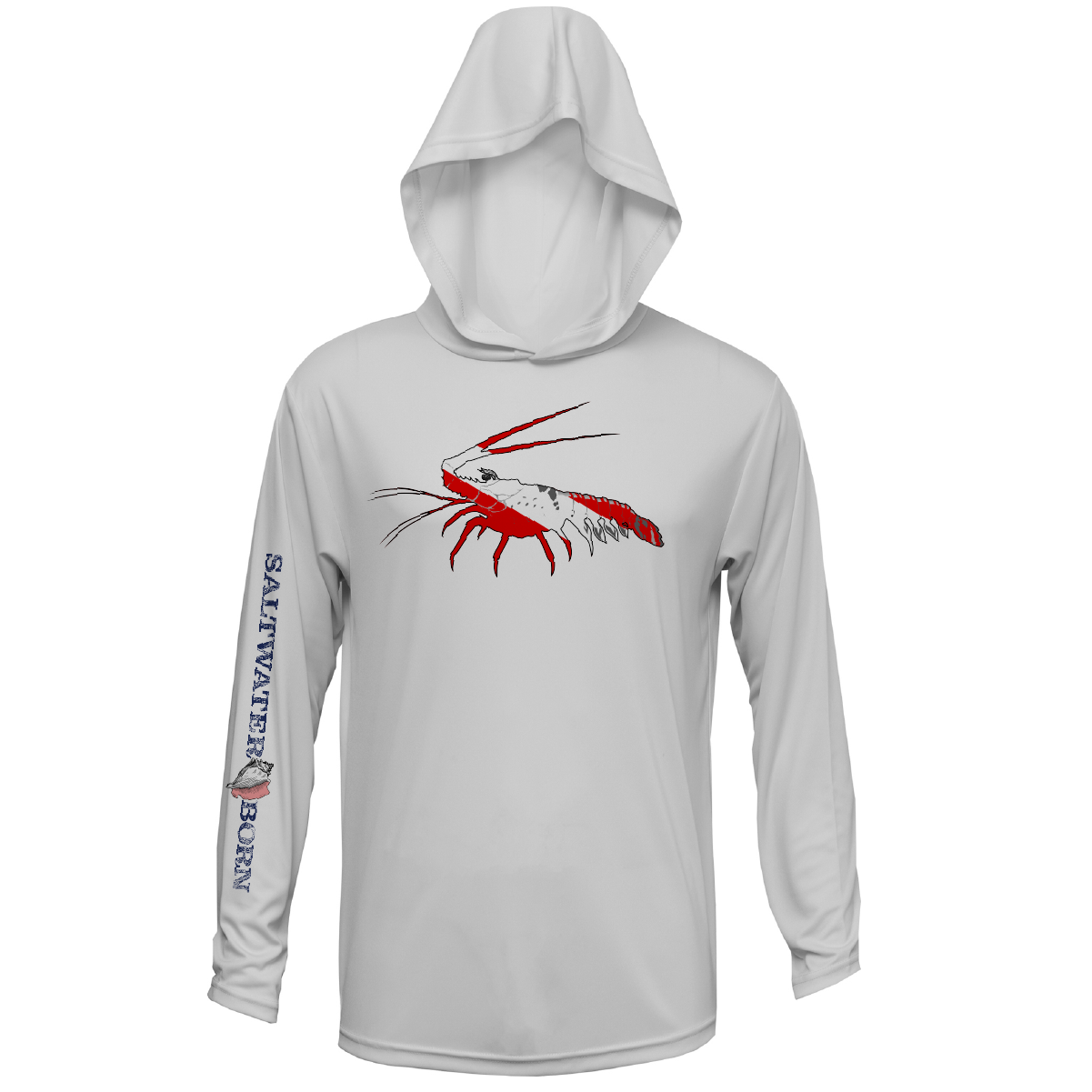 Saltwater Born Spiny Lobster Long Sleeve UPF 50+ Dry-Fit Hoodie