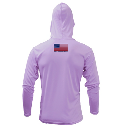 Saltwater Born State of Florida Long Sleeve UPF 50+ Dry-Fit Hoodie