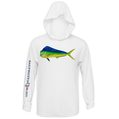 Saltwater Born Mahi Long Sleeve UPF 50+ Dry-Fit Hoodie