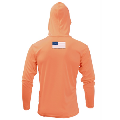 Saltwater Born State of Florida Long Sleeve UPF 50+ Dry-Fit Hoodie