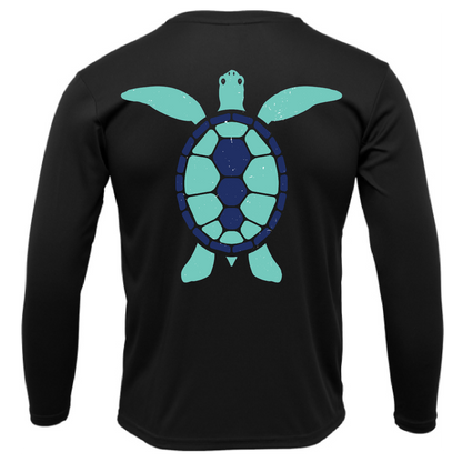 Saltwater Born Key West, FL Turtle Long Sleeve UPF 50+ Dry-Fit Shirt