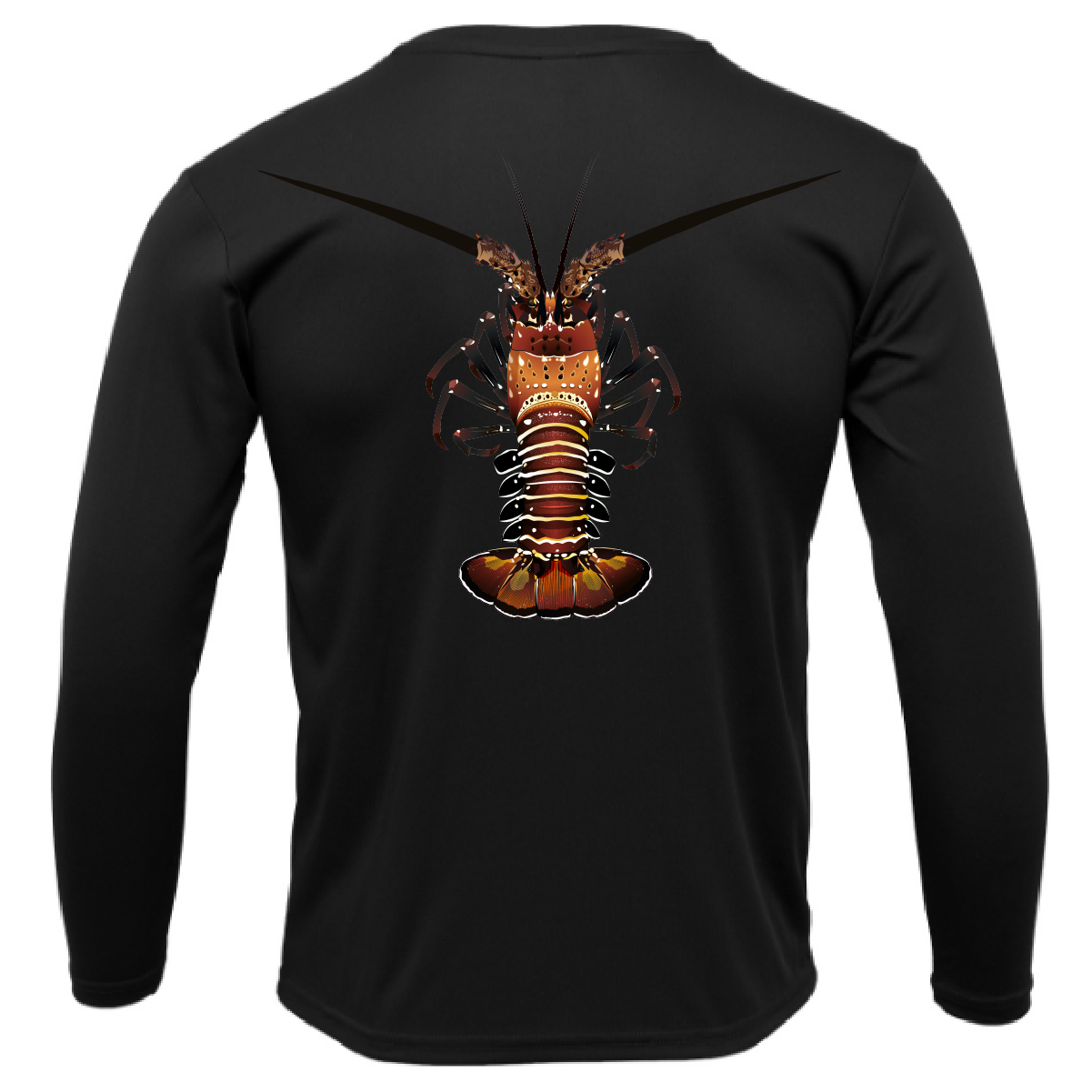 Saltwater Born Key West, FL Realistic Lobster Long Sleeve UPF 50+ Dry-Fit Shirt