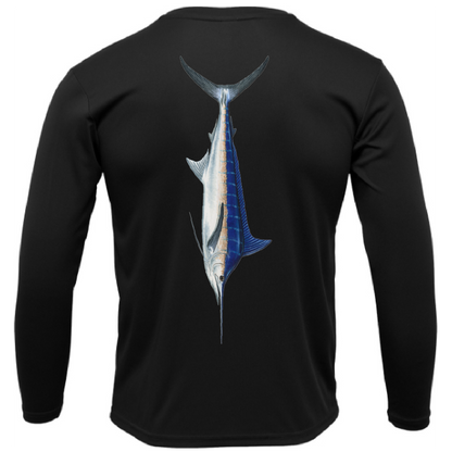 Siesta Key, FL Marlin Long Sleeve UPF 50+ Dry-Fit Shirt