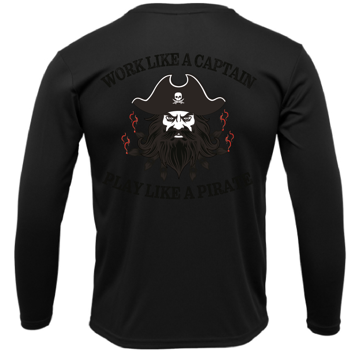 Tampa Bay Blackbeard Long Sleeve UPF 50+ Dry-Fit Shirt