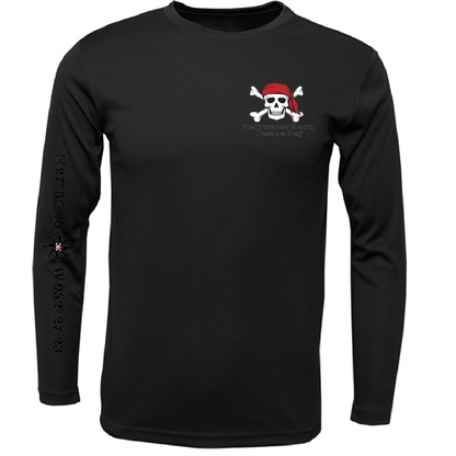 Tampa Bay Blackbeard Long Sleeve UPF 50+ Dry-Fit Shirt