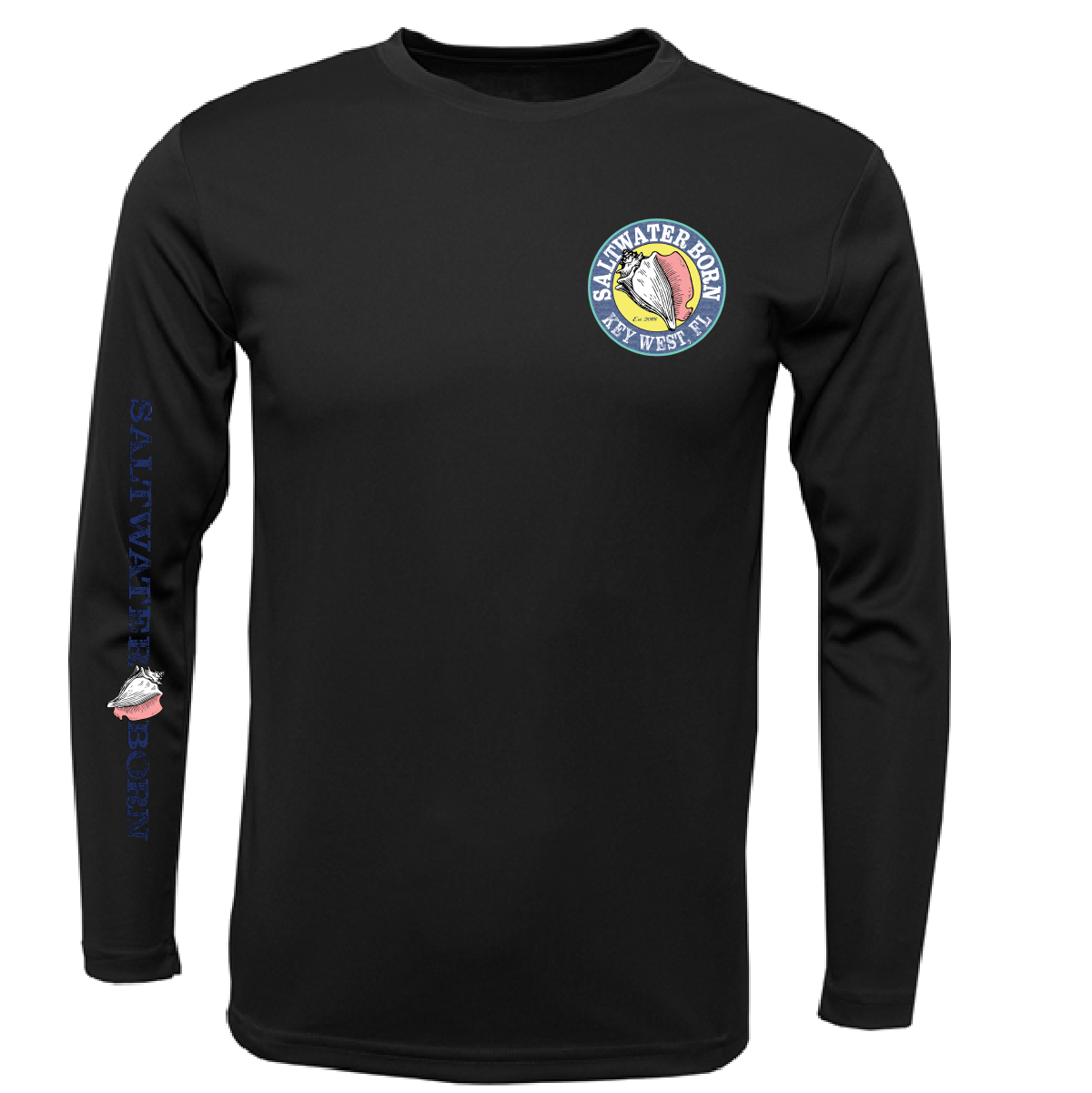 Saltwater Born Key West, FL Realistic Lobster Long Sleeve UPF 50+ Dry-Fit Shirt